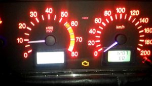 RGB подсветка приборной панели 2110 в Ниве