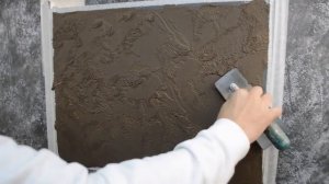 Кора дерева из декоративной штукатурки