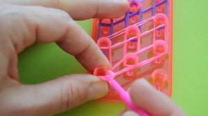 ❤Сумочка. Фигурки из резинок Happy Rainbow Loom. Как плести. Урок №73❤