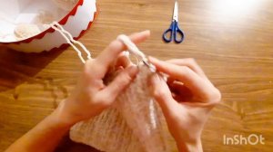 Балаклава с ушками из плюшевой пряжи спицами. Трендовый  головной убор 2022 г.??? МК для начинающих