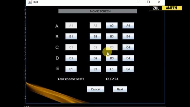 Example of Movie Booking System Java Application смотреть онлайн
