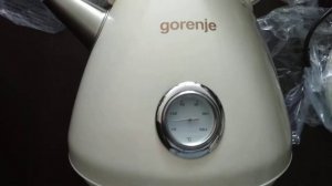 Gorenje Classico K17CLI Kettle unpacking review