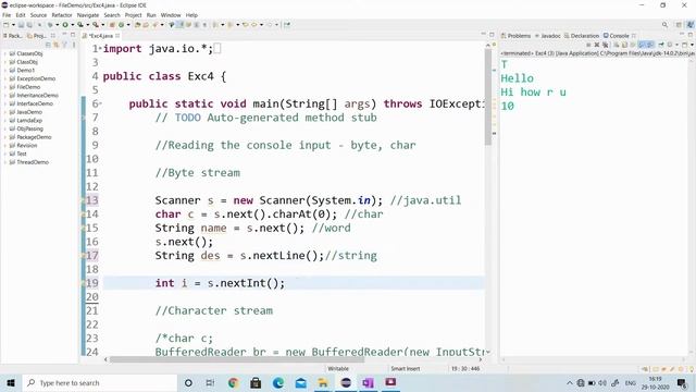 Java Input Output Stream смотреть онлайн
