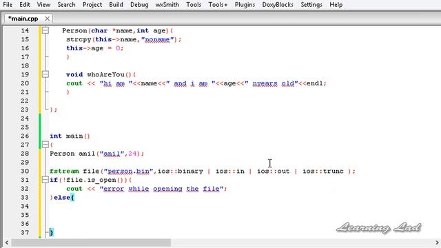 C++ Binary Files | Read, Write Methods | CPP Programming File Management Video Tutorial