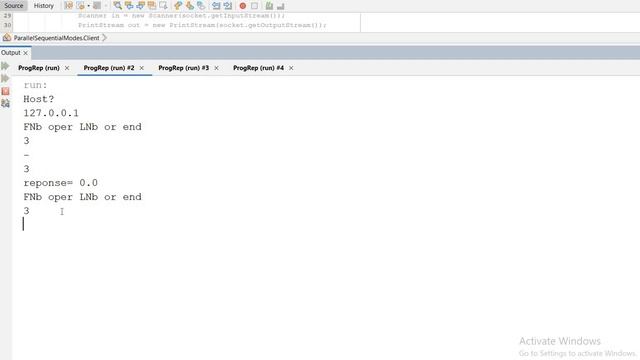 One Server Multiple Clients Sequential Mode TCP connection Calculator using Java смотреть онлайн