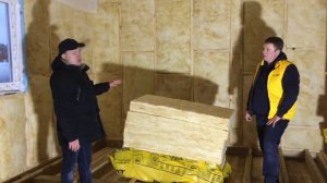 Каркасный дом 9 на 10 метров // Isover - лучший утеплитель?