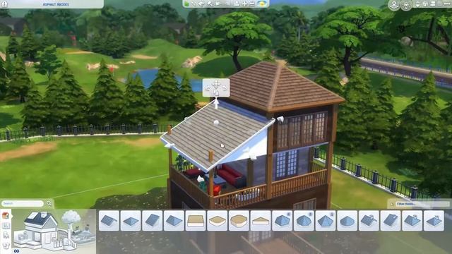THE LAKE HOUSE SPEED-BUILD , SIMS 4
