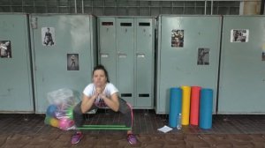 Тренировка c резинкой для фитнеса