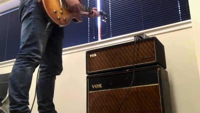 JMI Vox AC30 cranked and then some with a 1966 Dallas Rangemaster смотреть онлайн