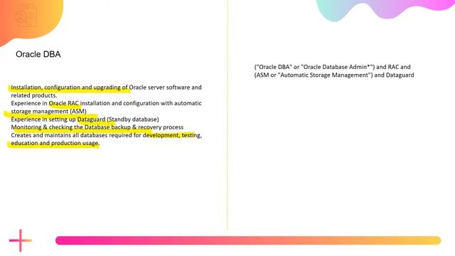 Boolean Search  for Oracle DBA  20 Tech Jobs Search String