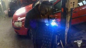 Шиповка моторезины / Installing spikes on moto tires