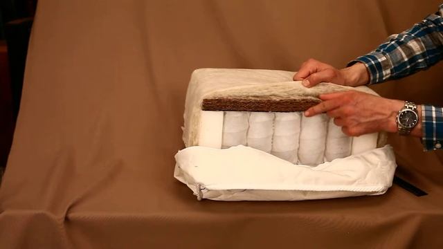 Матрас Контур - ортопедический жесткий - Кокос Люкс - mebelsp.com смотреть онлайн