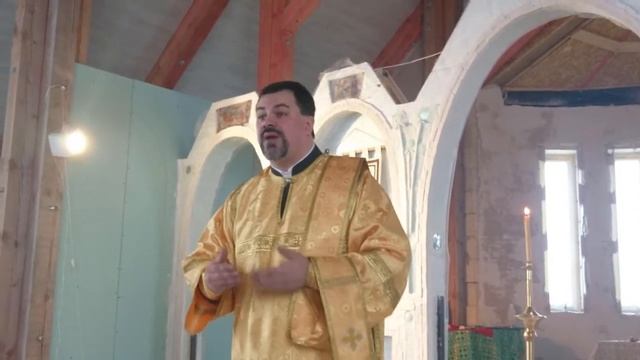 Великий пост 2022. Проповедь диакона Рустика об апостольском послании на Воскресной Литургии 6 март