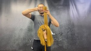 Ровный срез в женской стрижке