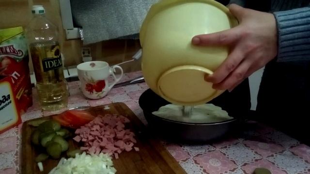 РЕЦЕПТ БЫСТРОЙ ПИЦЦЫ ЗА 5 МИНУТ НА СКОВОРОДЕ БЕЗ СМЕТАНЫ