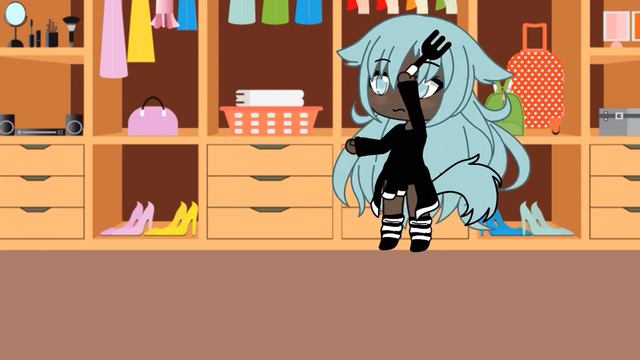 с голубыми волосами это моя ос☺️ смотреть онлайн