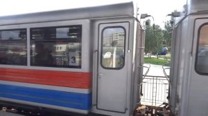 Свердловская детская ЖД / отправление детского поезда от станции Екатеринбург-Детский