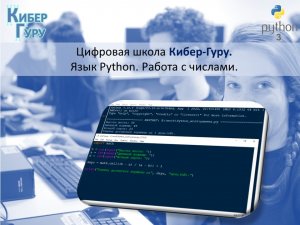 Работа с числами в Python