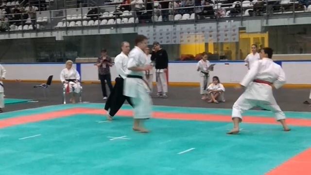 Жесткая схватка двух мастеров Фудокан каратэ-до Fudo Cap-2018 смотреть онлайн