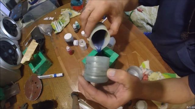 Заливка еловой шишки 4 красителя 3 перламутра #Making смотреть онлайн