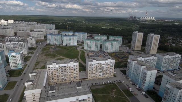 МАОУ СОШ № 216 с высоты птичьего полета смотреть онлайн