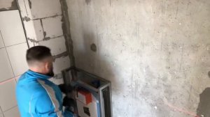 Монтаж коробов из гипсокартона на инсталляцию.