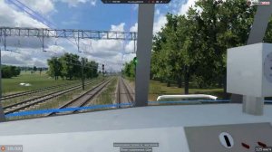 Transport Fever 2 поезда ET41 вид из кабины gameplay11