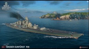 Линкор KURFURST 247К Мир кораблей World of Warships