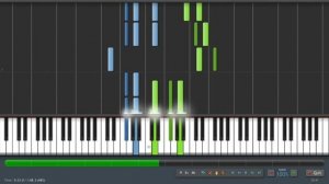 Santa Lucia - Piano Tutorial (100%) Synthesia + Sheet Music & MIDI