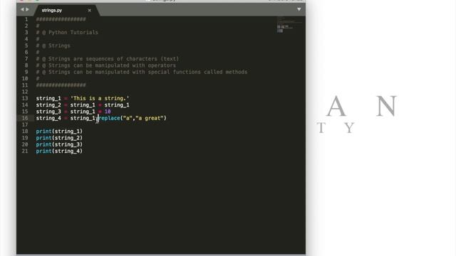 Python - Strings