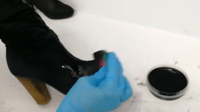 Обучение: Покраска замшевой обуви, Сапоги замшевые смотреть онлайн