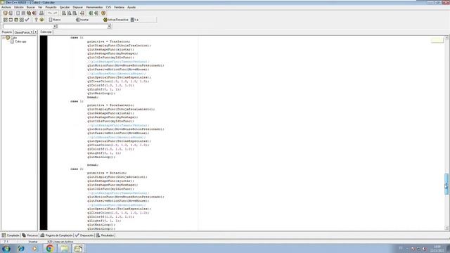 CUBO 3D OPENGL GUI смотреть онлайн