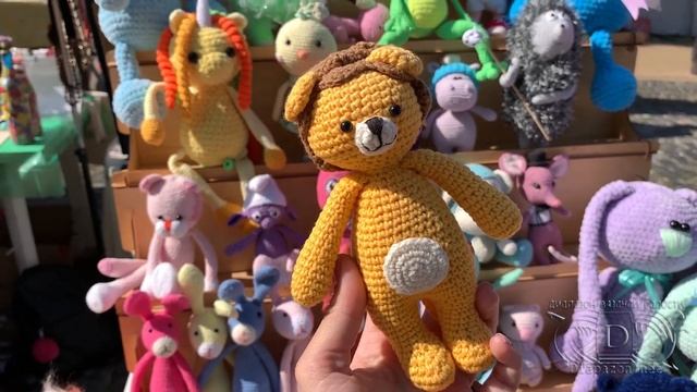 Выставка Ярмарка вязаные игрушки. Участие в Киеве на Андреевском спуске. Crochet knitted toys.