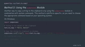 Copying a String to Clipboard in Python: A Step-by-Step Guide