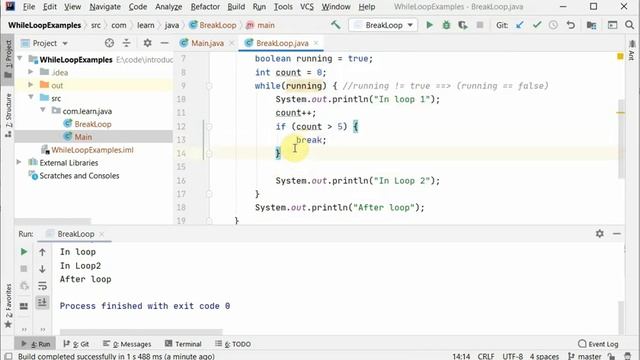 023 Break Loop - While Loop - For Loop - Introduction to Java Programming смотреть онлайн