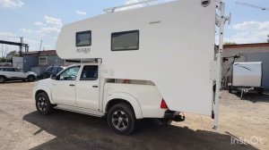 Установили жилой модуль с боковым входом на пикап. Piligrim Camper 370LX