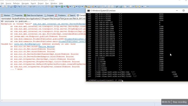 java.net.BindException: Address already in use, JVM already in use, смотреть онлайн