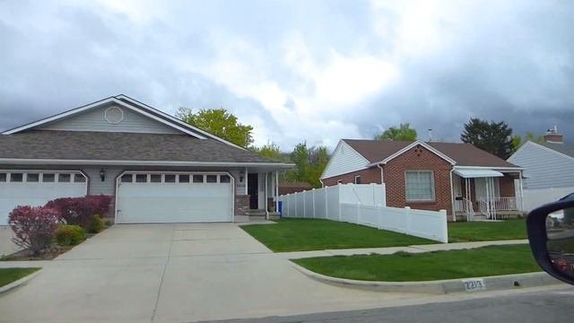 США. Юта. Катаюсь по району Shugarhouse где живут состоятельные Американцы