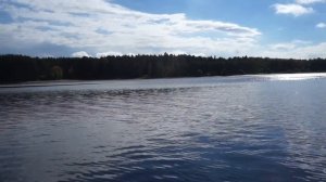 Двиигаемся на лодке Аква 2600. Мотор Китаец. Jet 2.5