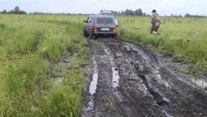 Кипринские луга. Едем на протоку "заломная"