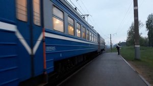 [БЧ] ЭЛЕКТРИЧКА ЭР9Т-718. ЭР9Т-686. Две по маршруту ОРША МИНСК.МИНСК-ОРША.