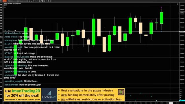 (E227) Live Trading: 3 trades (Nasdaq Futures, NinjaTrader, Super Scalping) смотреть онлайн