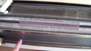 Шарф на двухфонтурной машине