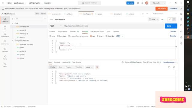 Validation in Spring Boot REST API, using Generic and Builder Design Pattern смотреть онлайн