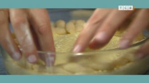 Открытый пирог с творогом. Короткий рецепт