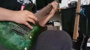 Buatkopijangantambahgula - Cort KX500MS 7string guitar + TC electronic Fangs Metal Distortion Peda