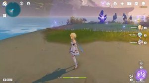 Genshin Impact ● Островок с электрокулом под куполом.