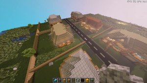 Город в Майнкрафт #02 - Построили Улицу | Строим город в Майнкрафт