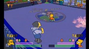 PS1 Multiplayer: The Simpsons Wrestling №2