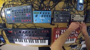 Microbrute + JD-Xi Sequencing, Electribe Drumming | Live Synth Jam